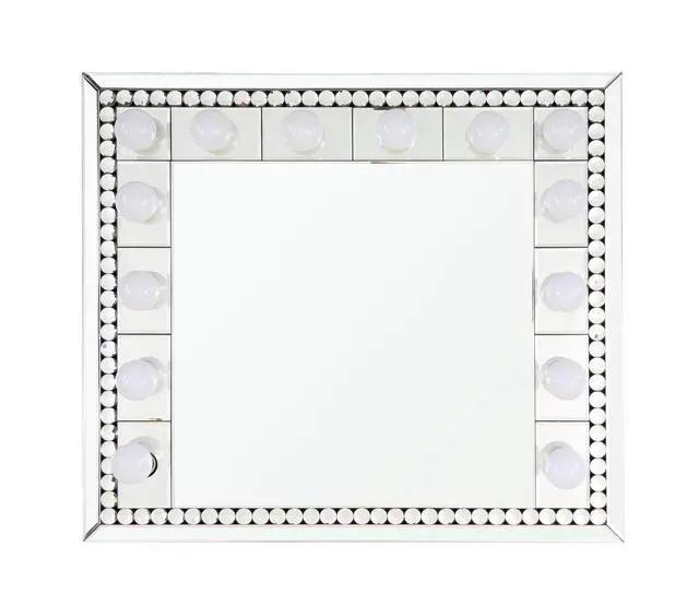 Alt view image 7 of 7 - Farai Mirrored & Faux Crystal Diamonds Accent Mirror