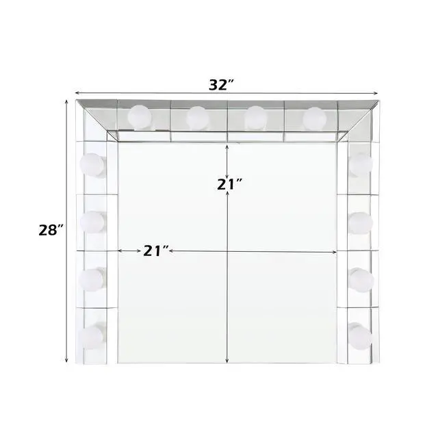 Alt view image 5 of 5 - Dominic Mirrored Accent Mirror (Assembled)
