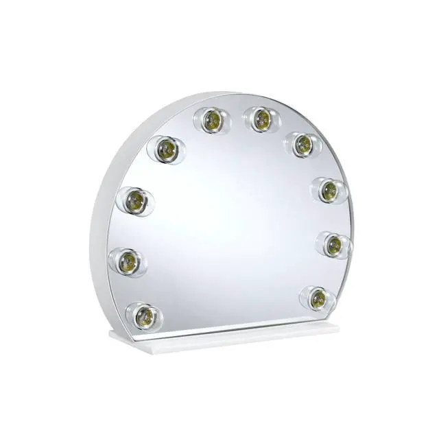 Alt view image 3 of 6 - White Finish Accent Mirror
