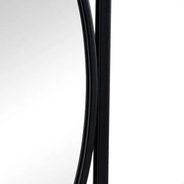 Alt view image 7 of 7 - 32'' Rectangular Wall Mirrors with Black Frame, Home Decor for Living Room Bedroom Entryway