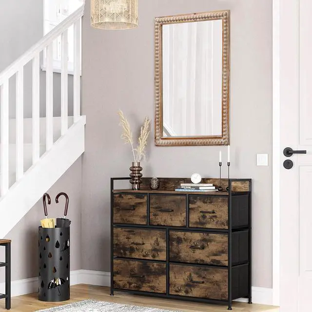 Alt view image 7 of 7 - 22x30 Inches Wood Framed Mirrors for Bathroom,Wooden Frame Wall Mirror Farmhouse Wall Mounted Rectangle Mirror for Vanity (Horizontal/Vertical) with beading