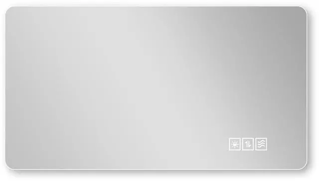 Main image of Wall mounted LED lighting mirror/bathroom mirror/full-length mirror/makeup mirror, three color lighting+dimming+IP44 waterproof+anti fog+touch switch 24 × 48 inches