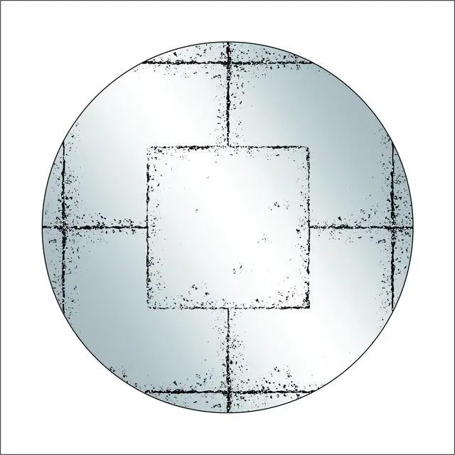 Alt view image 4 of 7 - Round wall-mounted mirror Versatile Home Decor Ideal for bedrooms, living rooms, dining rooms, fireplaces, foyers, and more