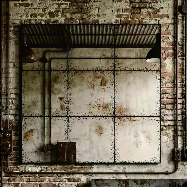 Alt view image 3 of 7 - Square wall-mounted mirror Versatile Home Decor Ideal for bedrooms, living rooms, dining rooms, fireplaces, foyers, and more
