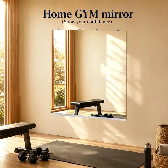 Alt view image 2 of 7 - GYM MIRROR 24X48 INCH -2pcs