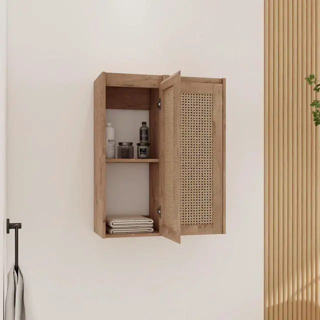 Main image of 24" Bathroom Side Cabinet,Soft Close Doors,Float Mounting Design,(KD-Packing)
