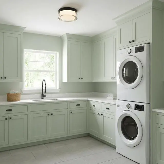 Main image of 6-inch Black inegrated Led Flush Mount