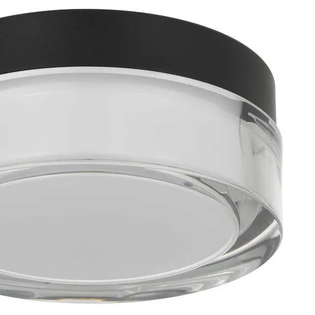 Alt view image 6 of 7 - 6-inch Black inegrated Led Flush Mount
