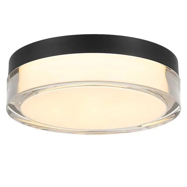 Alt view image 2 of 7 - 9-inch Black inegrated Led Flush Mount