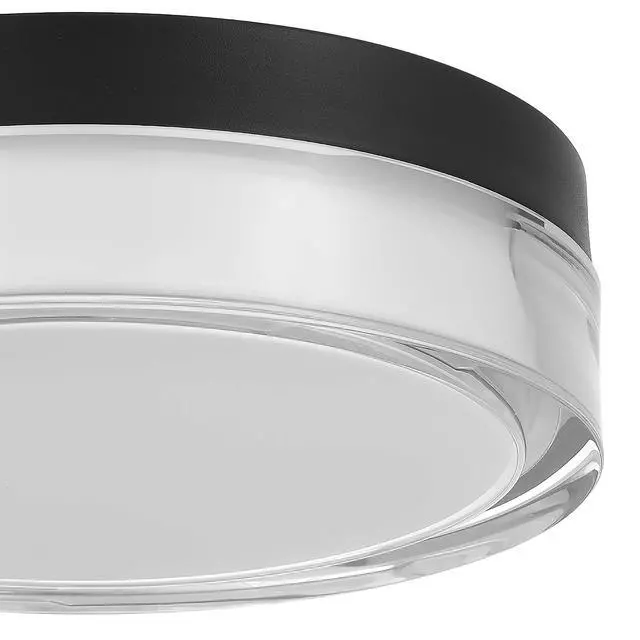 Alt view image 6 of 7 - 9-inch Black inegrated Led Flush Mount