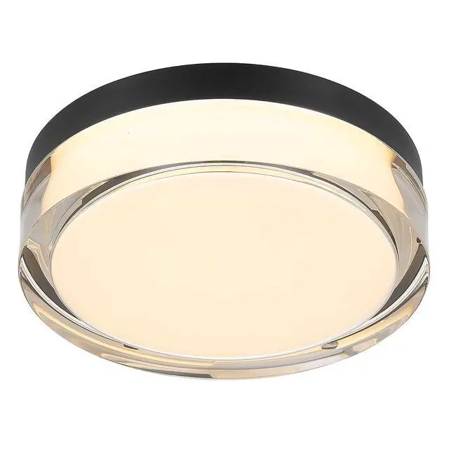 Alt view image 5 of 7 - 9-inch Black inegrated Led Flush Mount