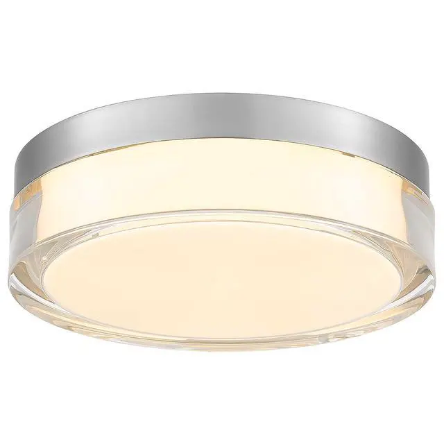 Alt view image 2 of 7 - 9-inch Chrome inegrated Led Flush Mount