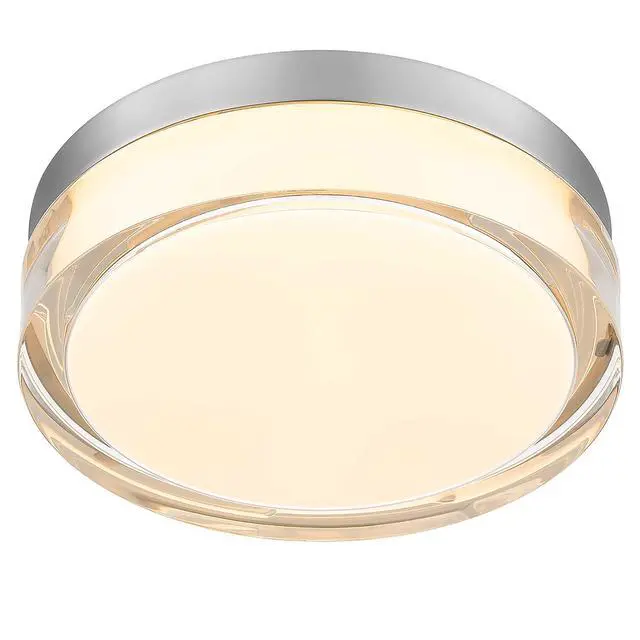 Alt view image 5 of 7 - 9-inch Chrome inegrated Led Flush Mount