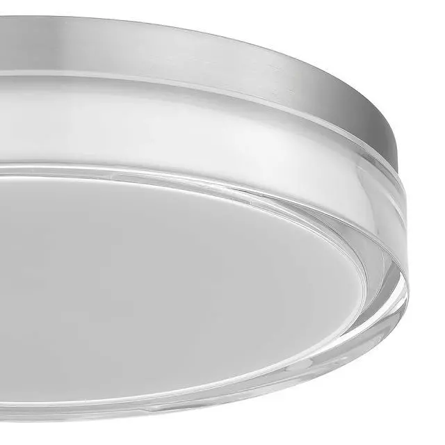 Alt view image 5 of 7 - 12-inch Chrome inegrated Led Flush Mount