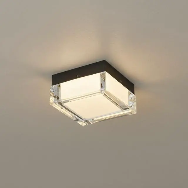 Alt view image 2 of 7 - 5-inch Black integrated Led Flush Mount