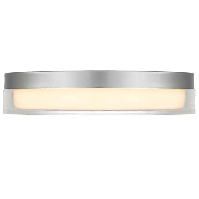 Alt view image 4 of 7 - 12-inch Chrome inegrated Led Flush Mount