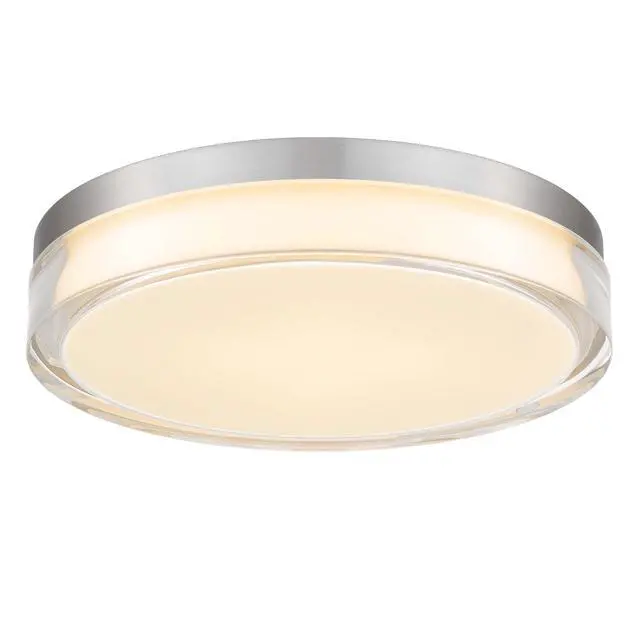 Alt view image 2 of 7 - 12-inch Chrome inegrated Led Flush Mount
