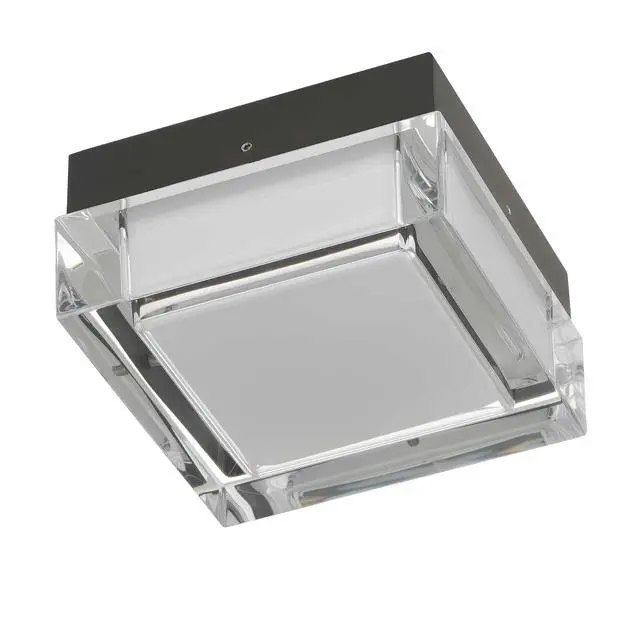 Alt view image 7 of 7 - 5-inch Black integrated Led Flush Mount