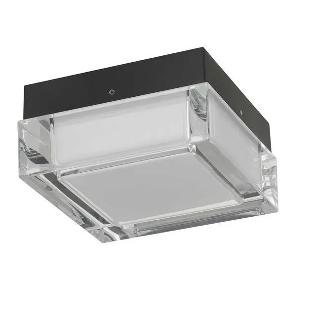 Alt view image 4 of 7 - 5-inch Black integrated Led Flush Mount