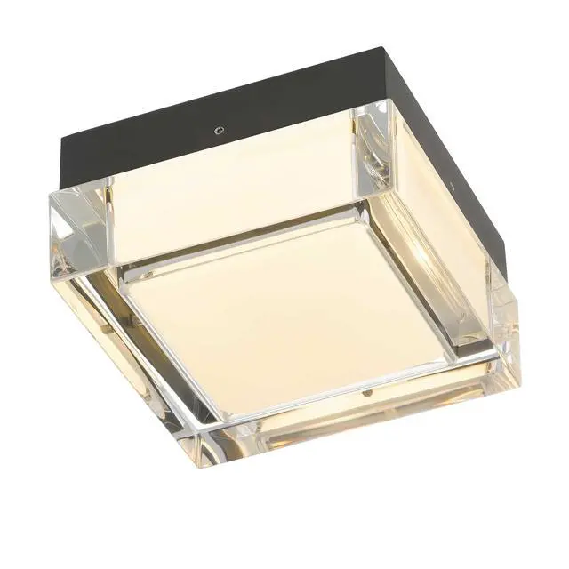 Alt view image 5 of 7 - 5-inch Black integrated Led Flush Mount