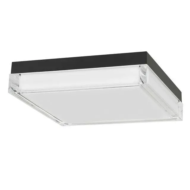 Alt view image 3 of 7 - 11-inch Black integrated Led Flush Mount