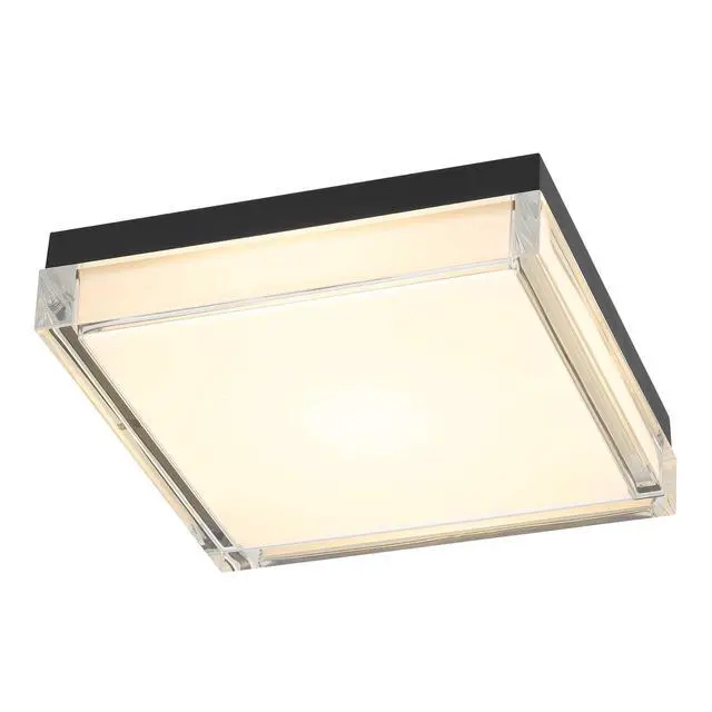 Alt view image 4 of 7 - 11-inch Black integrated Led Flush Mount