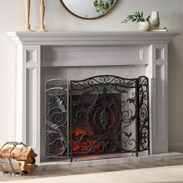 Alt view image 2 of 7 - Waterbury Fireplace Screen