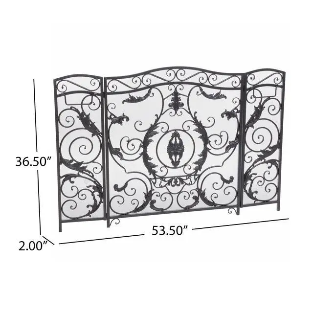 Alt view image 3 of 7 - Waterbury Fireplace Screen
