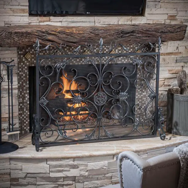 Alt view image 2 of 6 - Wilmington Fireplace Screen