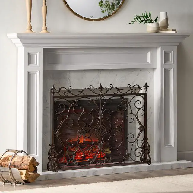 Alt view image 2 of 7 - Wilmington Fireplace Screen
