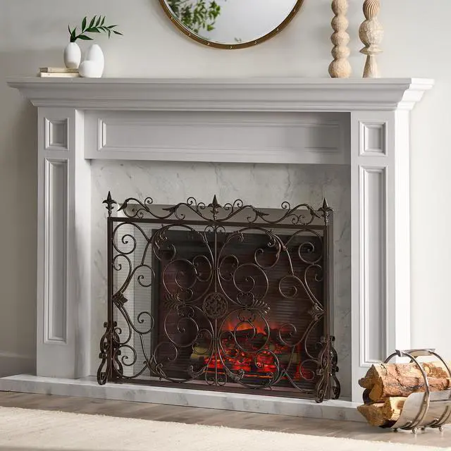 Alt view image 4 of 7 - Wilmington Fireplace Screen