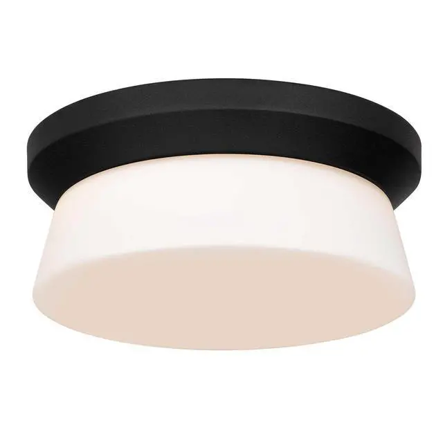 Alt view image 2 of 7 - 11 inch Black integrated Led Flush Mount