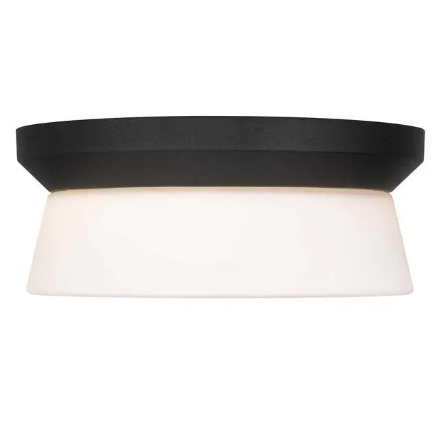 Alt view image 4 of 7 - 11 inch Black integrated Led Flush Mount