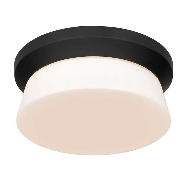 Alt view image 5 of 7 - 11 inch Black integrated Led Flush Mount