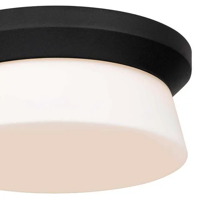 Alt view image 6 of 7 - 11 inch Black integrated Led Flush Mount