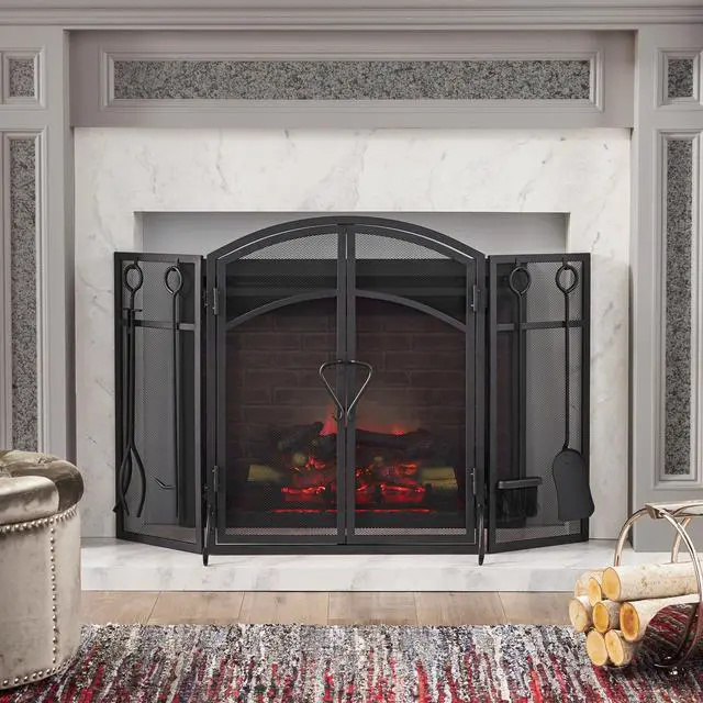 Main image of Folding Screen With Doors And 4 Pcs Tool Sets
