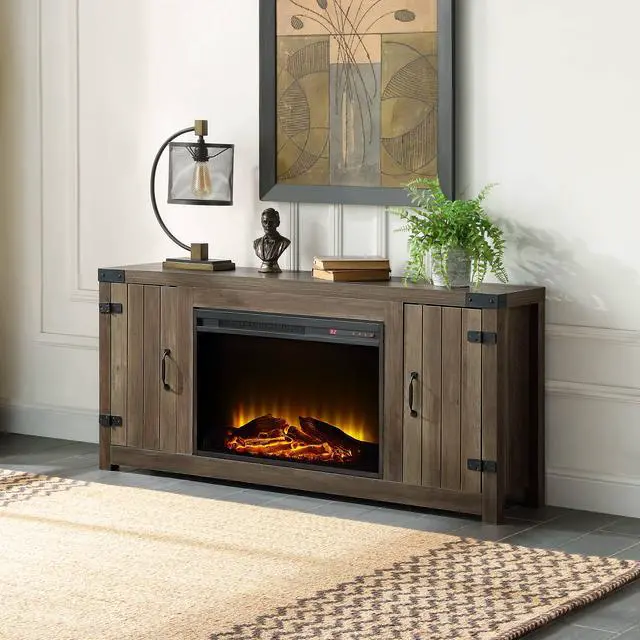Main image of Rustic Oak Fireplace
