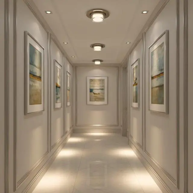 Alt view image 2 of 7 - 12 inch Square Chrome integrated Led Flush Mount