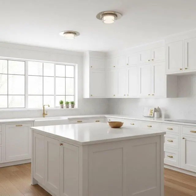 Main image of 12 inch Square Chrome integrated Led Flush Mount