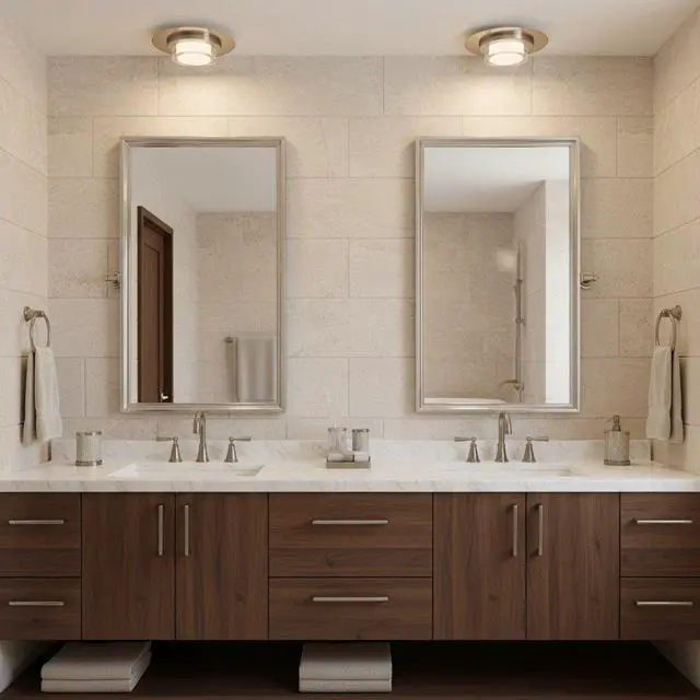 Alt view image 3 of 7 - 12 inch Square Chrome integrated Led Flush Mount