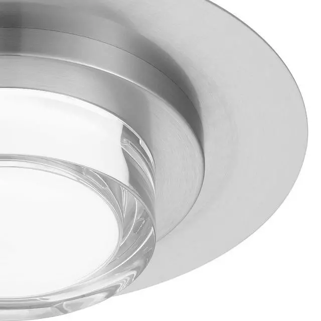 Alt view image 7 of 7 - 12 inch Square Chrome integrated Led Flush Mount