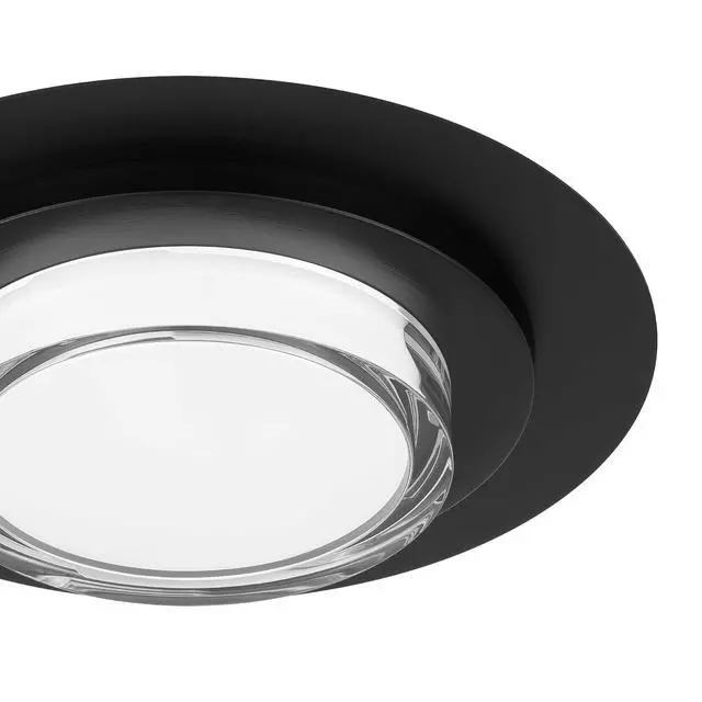 Alt view image 7 of 7 - 16 inch Square Black integrated Led Flush Mount