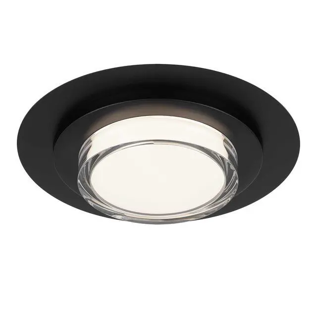 Alt view image 5 of 7 - 16 inch Square Black integrated Led Flush Mount