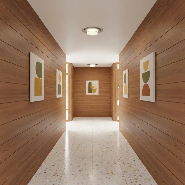 Alt view image 2 of 7 - 16 inch Square Chrome integrated Led Flush Mount