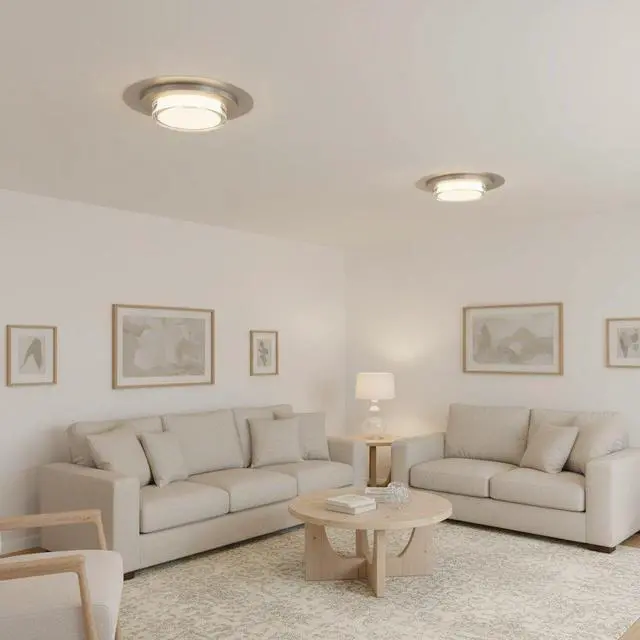 Alt view image 3 of 7 - 16 inch Square Chrome integrated Led Flush Mount