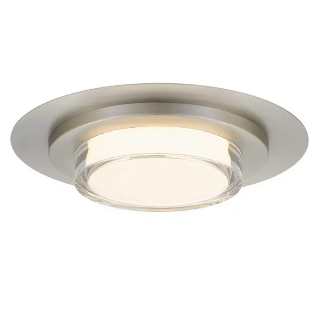 Alt view image 4 of 7 - 16 inch Square Chrome integrated Led Flush Mount