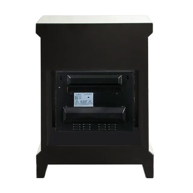 Alt view image 7 of 7 - Noralie Mirrored & Faux Diamonds Fireplace(Assembled)