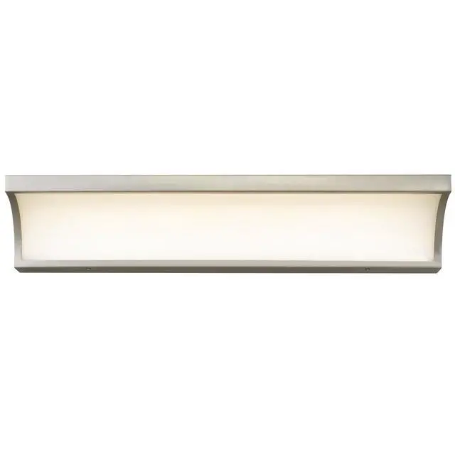 Alt view image 3 of 7 - 24-inches Brushed Nickel integrated Led Modern/Contemporary Bathroom Vanity Light Bar