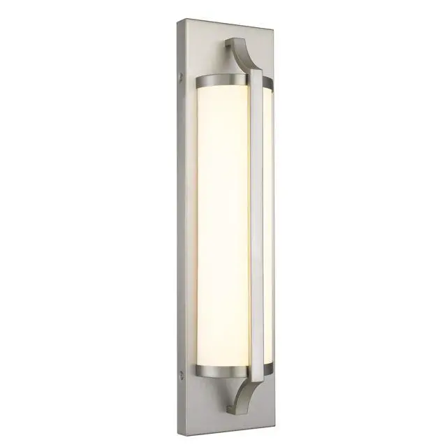 Alt view image 2 of 7 - 18-inches Brushed Nickel integrated Led Modern/Contemporary Bathroom Vanity Light Bar
