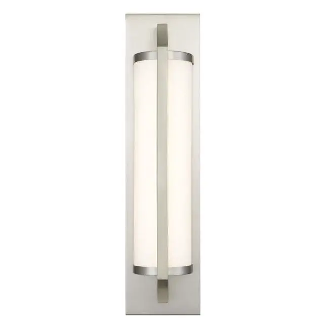Alt view image 4 of 7 - 18-inches Brushed Nickel integrated Led Modern/Contemporary Bathroom Vanity Light Bar
